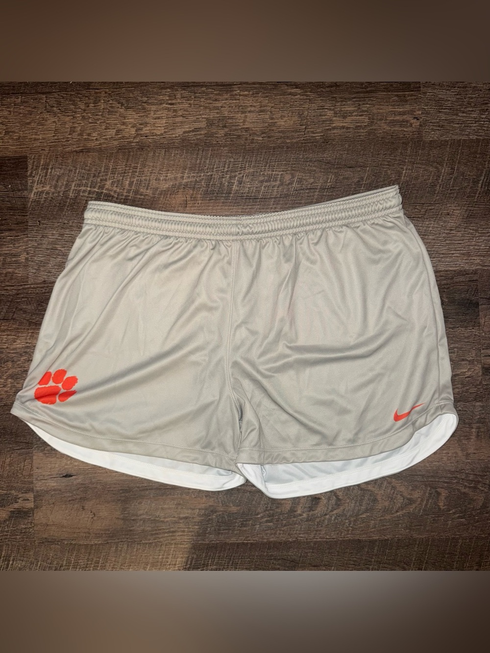 Nike Clemson Grey/ Orange Athletic Shorts Unisex Size XL